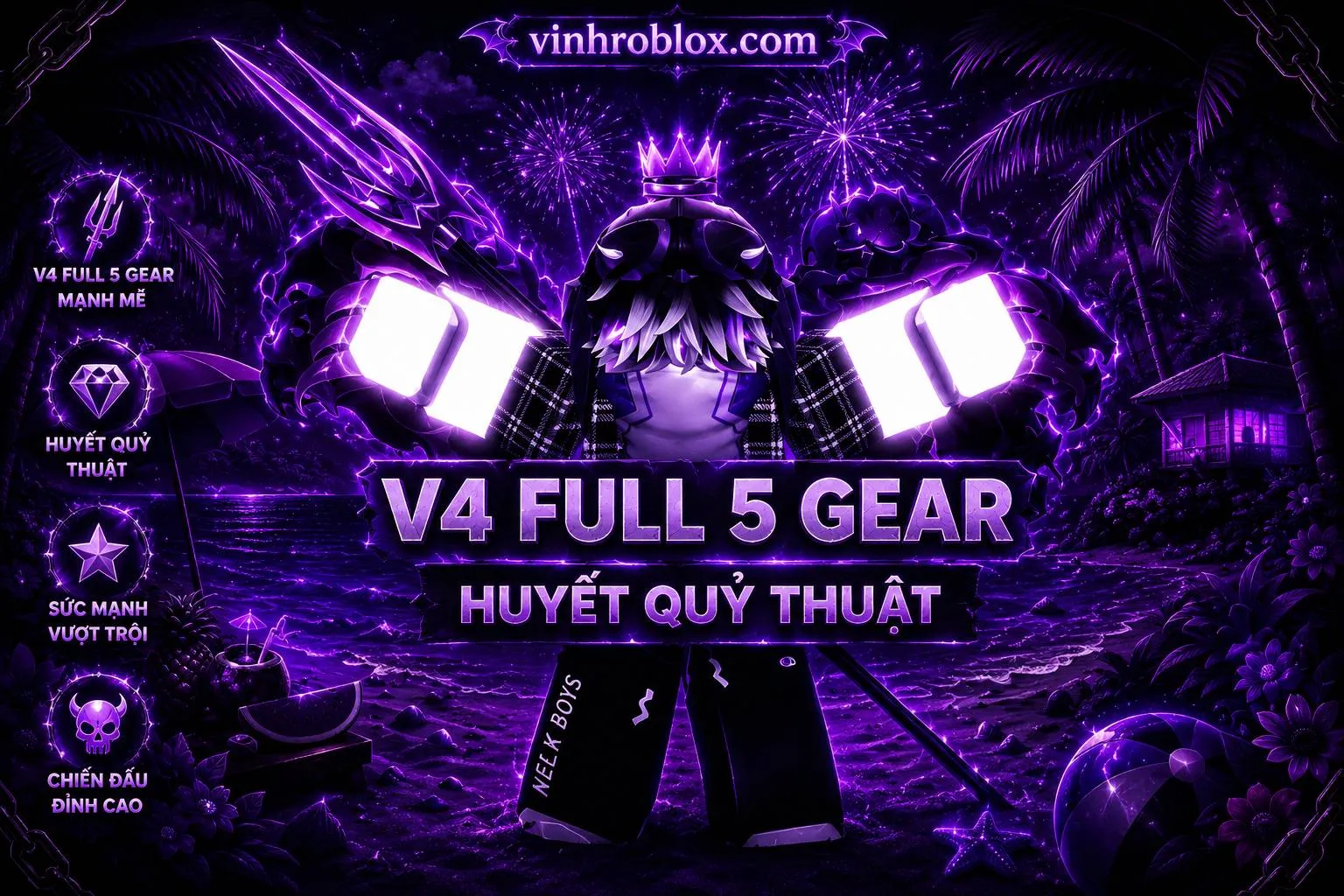 Tộc V4 Full Gear Và Mele Sanguine Art