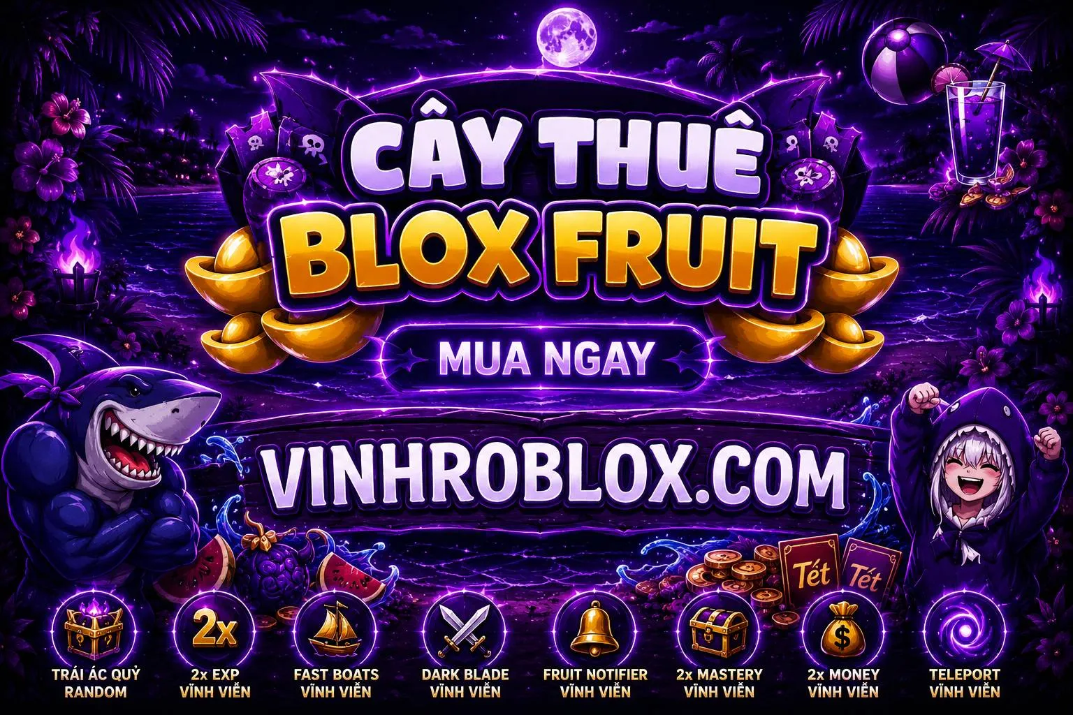 Cày Thuê Blox Fruits